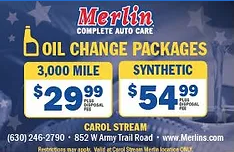 Merlin's Complete Auto Care Coupon