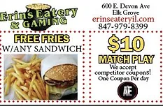 Erin's Eatery & Gaming Coupon