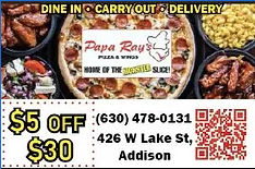 Papa Ray's Pizza & Wings Coupon