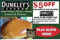 Dunkley's Tavern Coupon