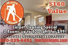 Martin Cleans Carpet Cleaning Coupon