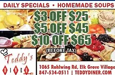 Teddy's Diner Food Coupon